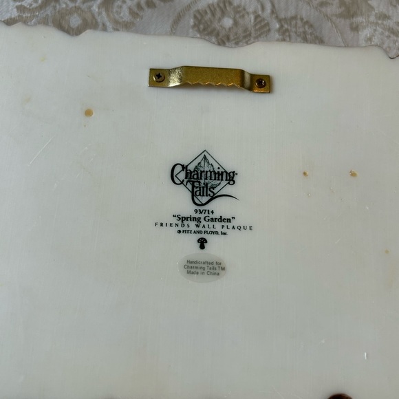 Fitz&Floyd Spring Garden wall plaque. New in box never displayed. - Picture 12 of 14
